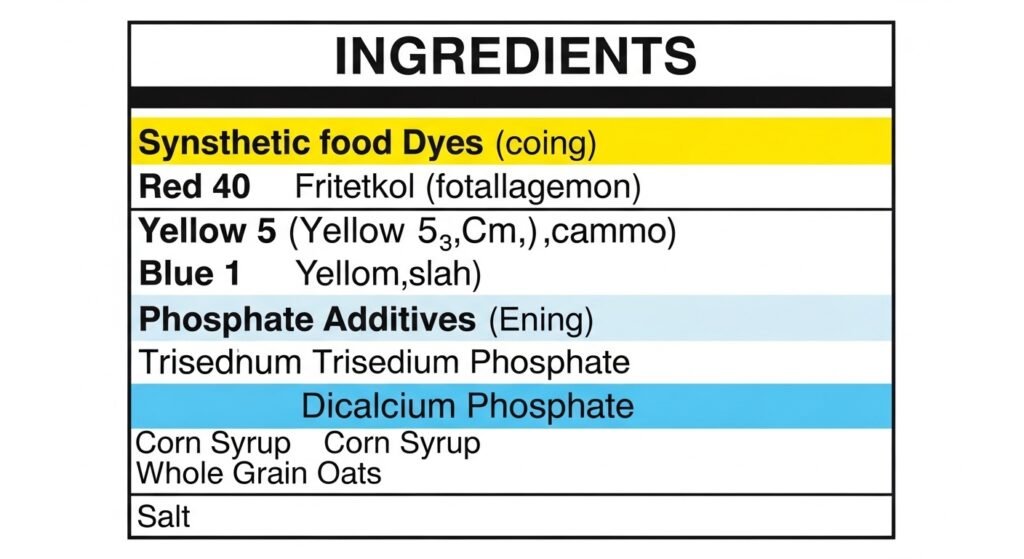 Lucky Charms Ingredients: 4 Dyes & 1 Chemical Listed
