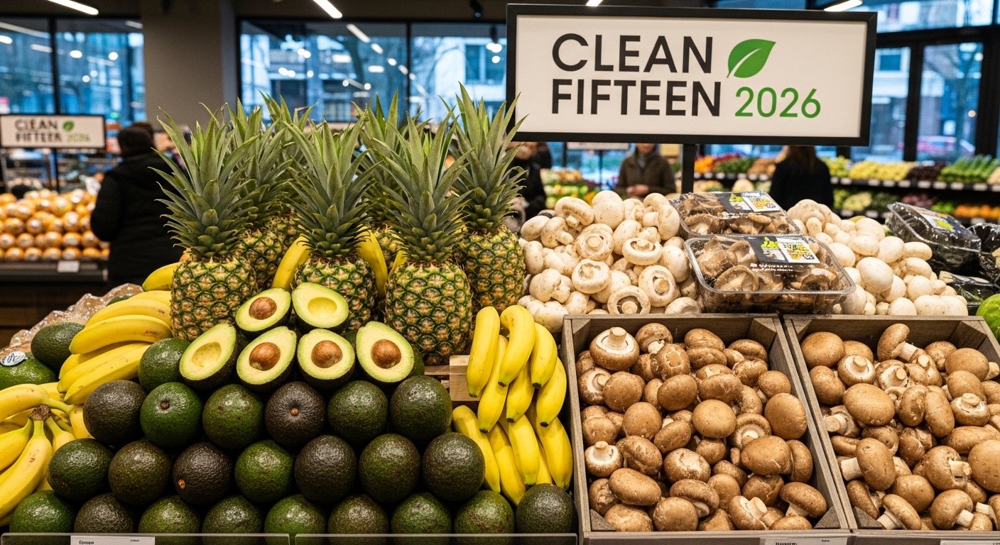 Clean Fifteen 2026: Which Produce Is Safe Non-Organic?