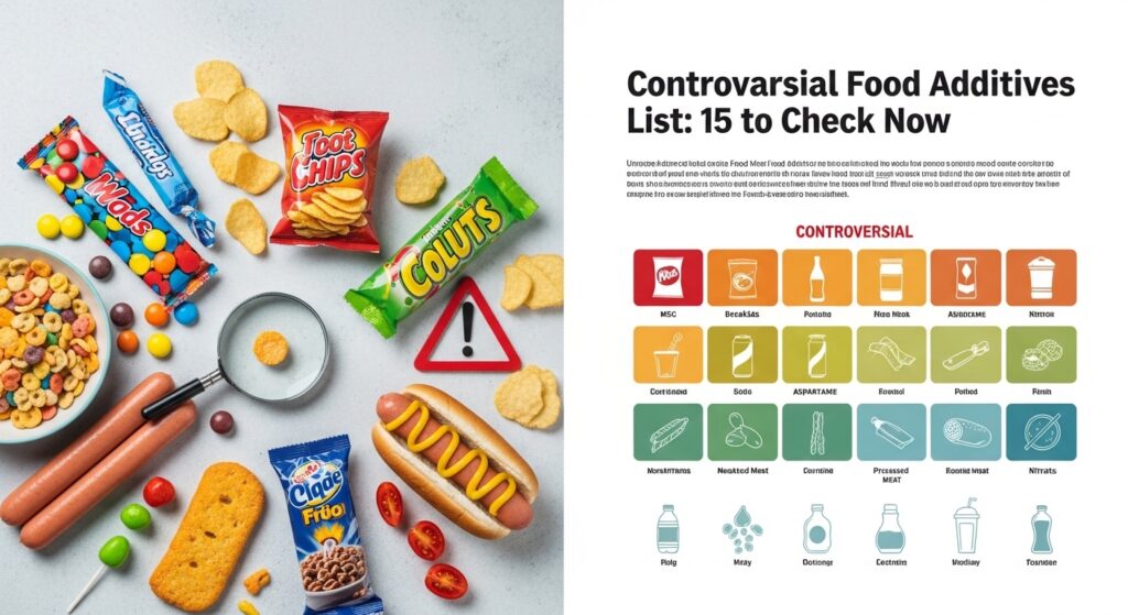 Controversial Food Additives List 15 to Check Now